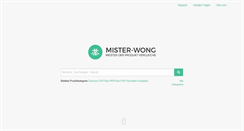 Desktop Screenshot of mister-wong.de