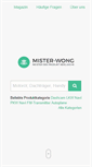 Mobile Screenshot of mister-wong.de