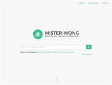 Tablet Screenshot of mister-wong.de